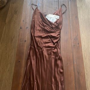 Zara- Silk Like Dress